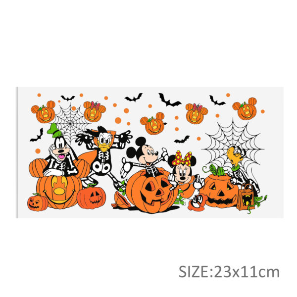 Halloween Mickey DTF Sticker For Cups Cool Personalize UV Wrap Transfer Sticker Custom Labels DIY Logo Waterproof - Image 10