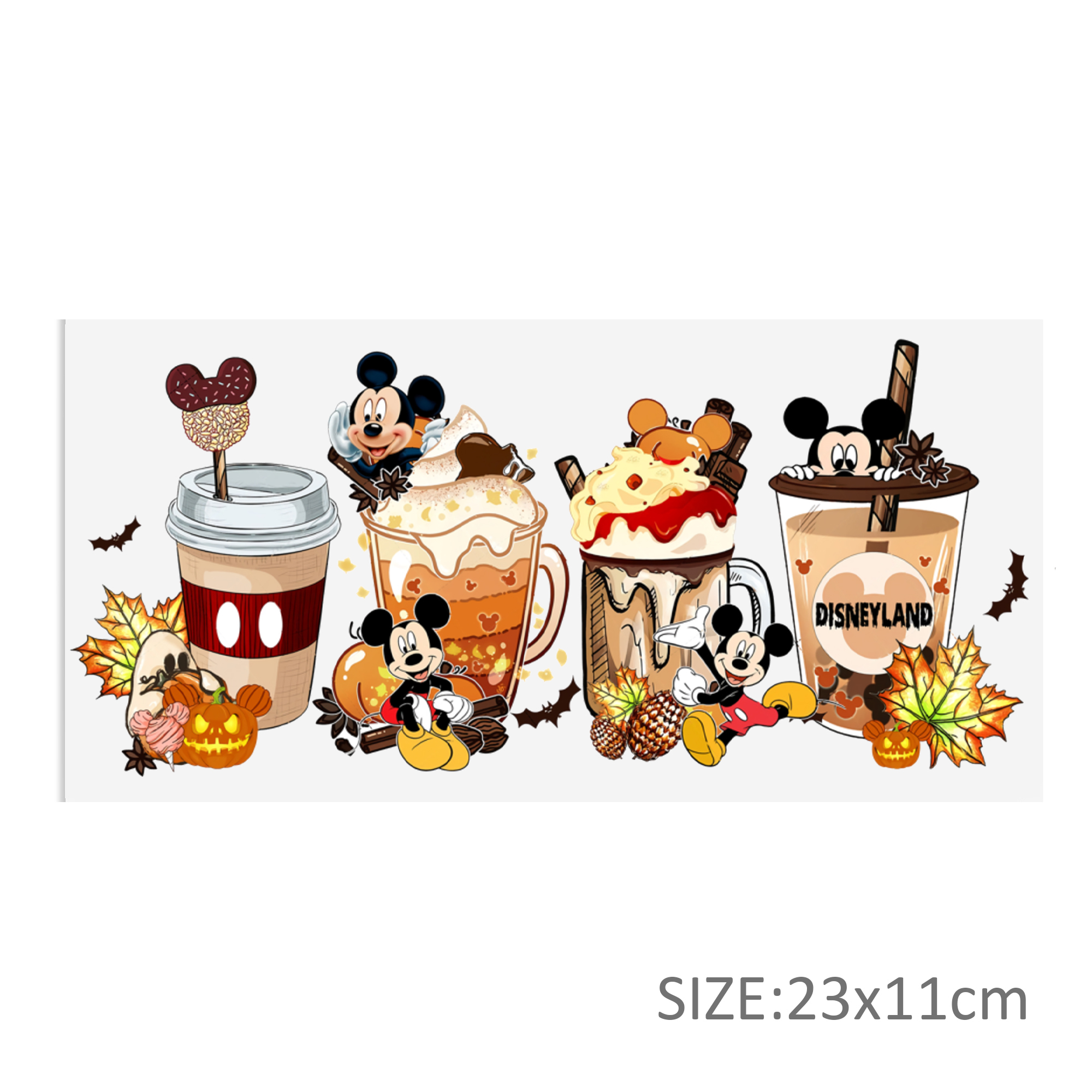 Halloween Mickey DTF Sticker For Cups Cool Personalize UV Wrap Transfer Sticker Custom Labels DIY Logo Waterproof - Image 14