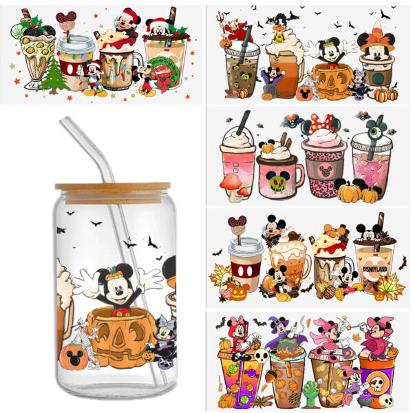 Halloween Mickey DTF Sticker For Cups Cool Personalize UV Wrap Transfer Sticker Custom Labels DIY Logo Waterproof - Image 19