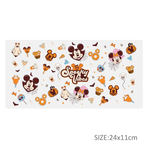 Halloween Mickey DTF Sticker For Cups Cool Personalize UV Wrap Transfer Sticker Custom Labels DIY Logo Waterproof - Image 25