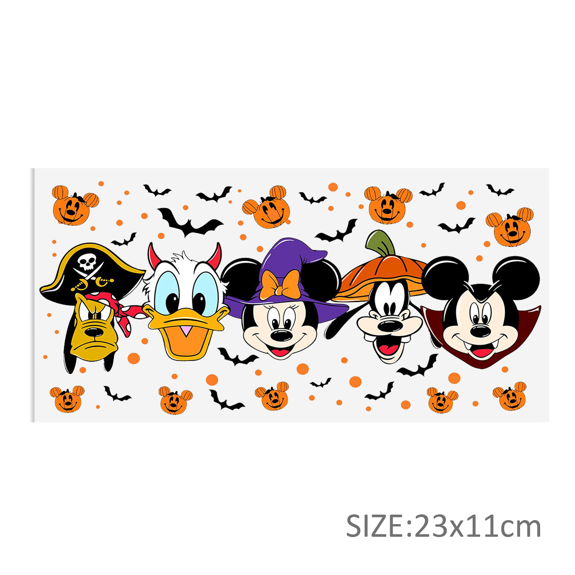 Halloween Mickey DTF Sticker For Cups Cool Personalize UV Wrap Transfer Sticker Custom Labels DIY Logo Waterproof - Image 28