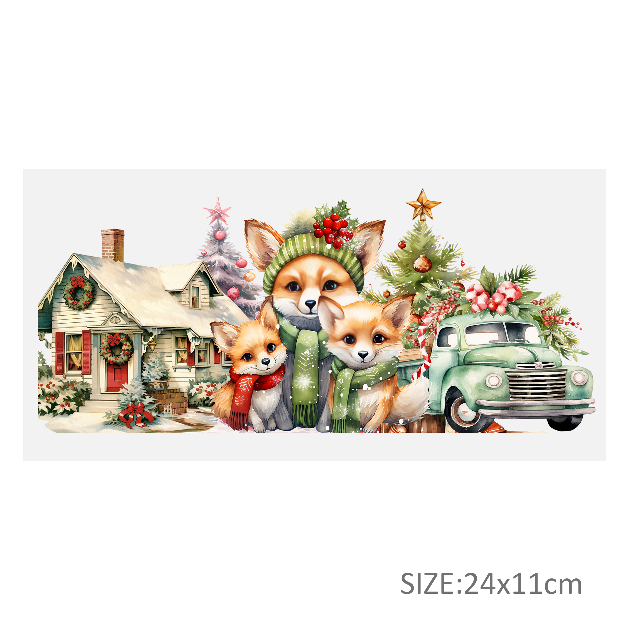 Animal Reindeer Turkey UV DTF Sticker For 16oz Cups Wrap Transfer Sticker Custom Labels DIY Logo Waterproof - Image 14