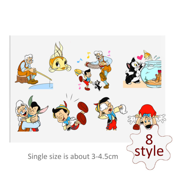Disney Stitch Mickey Mouse UV DTF Stickers For Glass Cup Decoration Laptop Motorcycle Car Waterproof Sticker For Girl Kids - Image 3