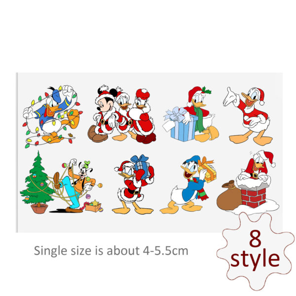 Disney Stitch Mickey Mouse UV DTF Stickers For Glass Cup Decoration Laptop Motorcycle Car Waterproof Sticker For Girl Kids - Image 5