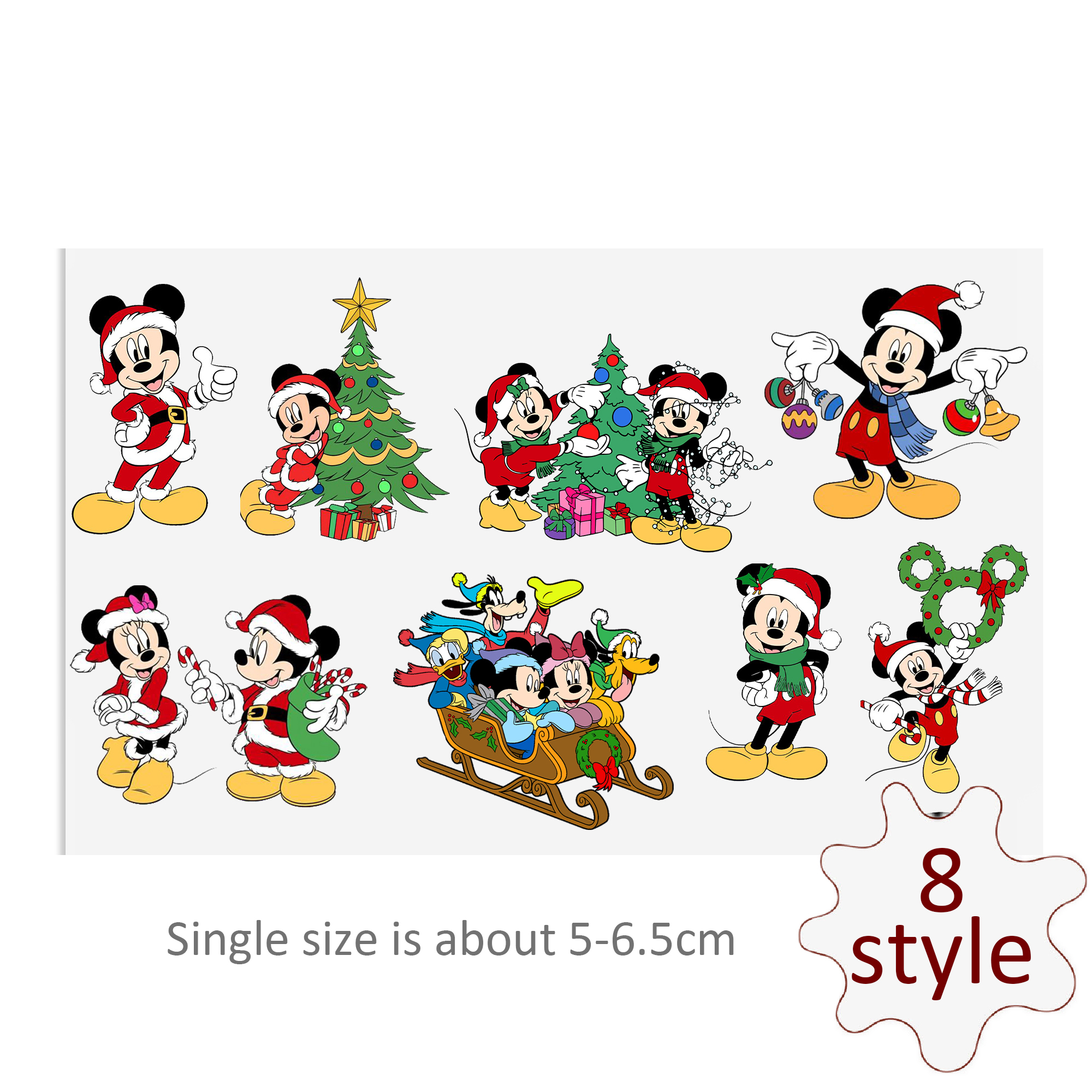 Disney Stitch Mickey Mouse UV DTF Stickers For Glass Cup Decoration Laptop Motorcycle Car Waterproof Sticker For Girl Kids - Image 11
