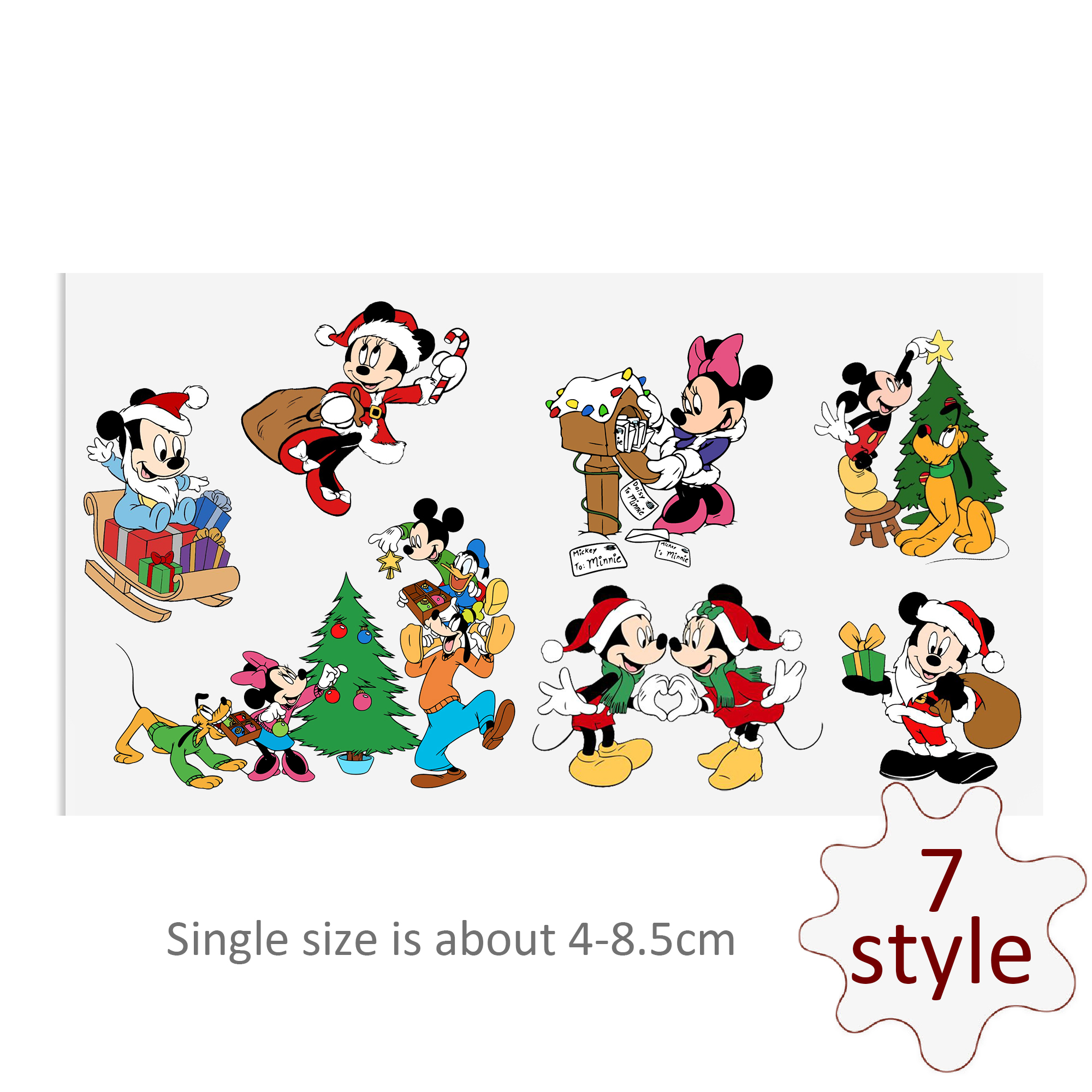 Disney Stitch Mickey Mouse UV DTF Stickers For Glass Cup Decoration Laptop Motorcycle Car Waterproof Sticker For Girl Kids - Image 12