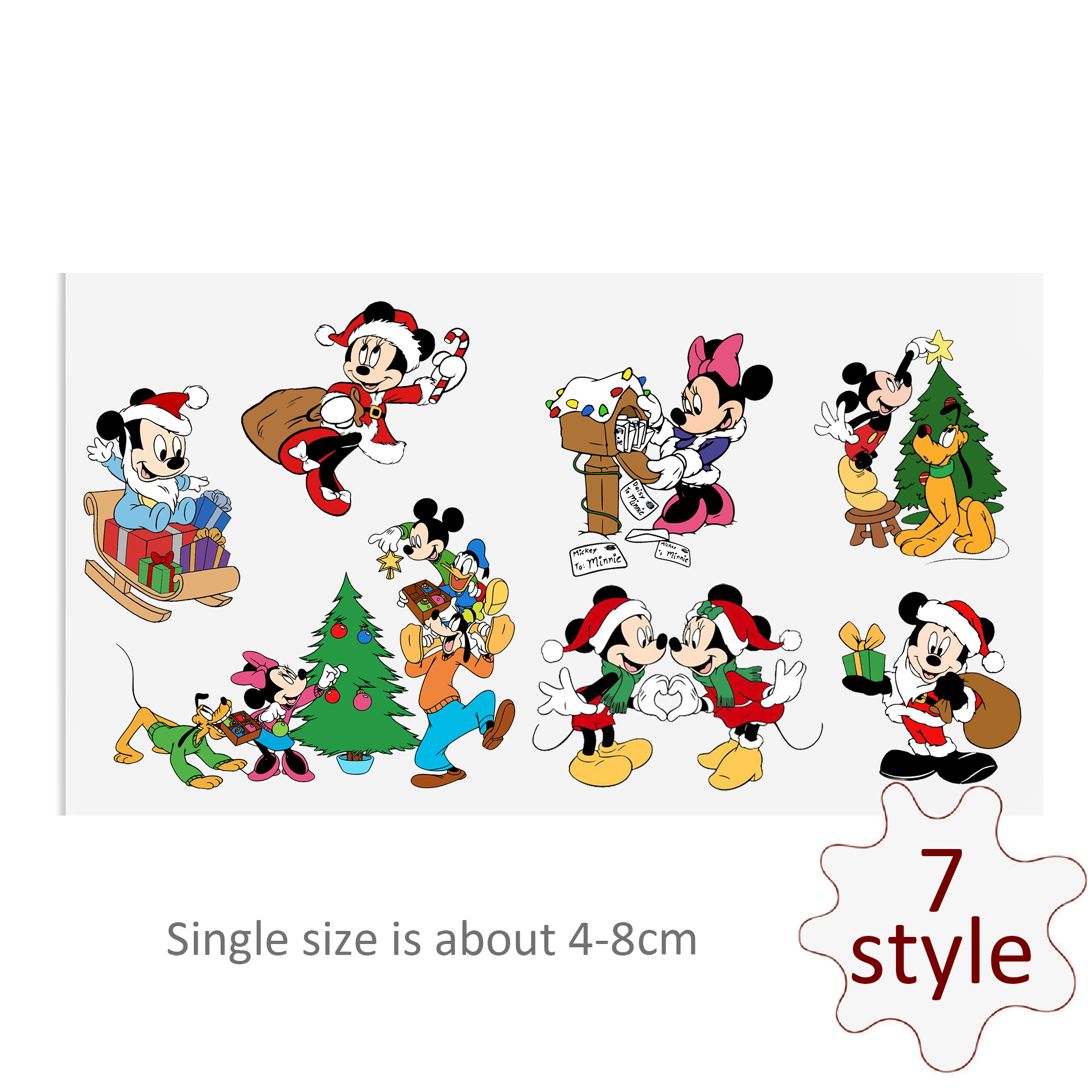 Disney Stitch Mickey Mouse UV DTF Stickers For Glass Cup Decoration Laptop Motorcycle Car Waterproof Sticker For Girl Kids - Image 16