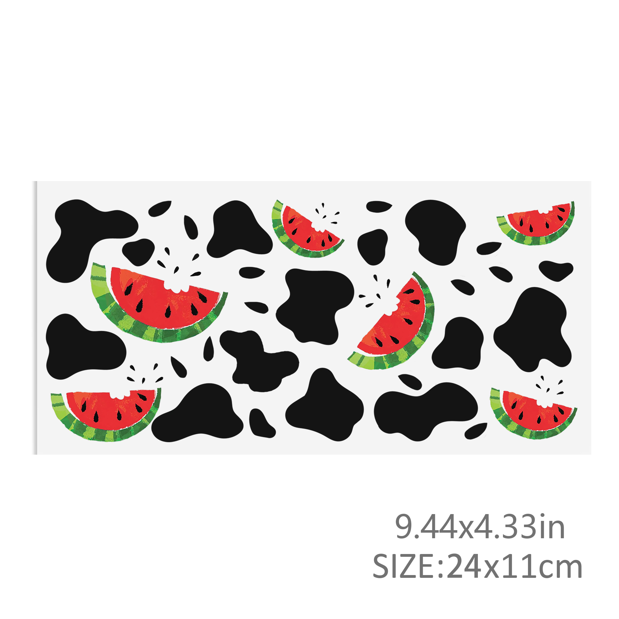 Cow Flower Waterproof Stickers UV DTF Sticker For 16oz Cups Transfer Sticker Custom Labels DIY Logo Waterproof - Image 8
