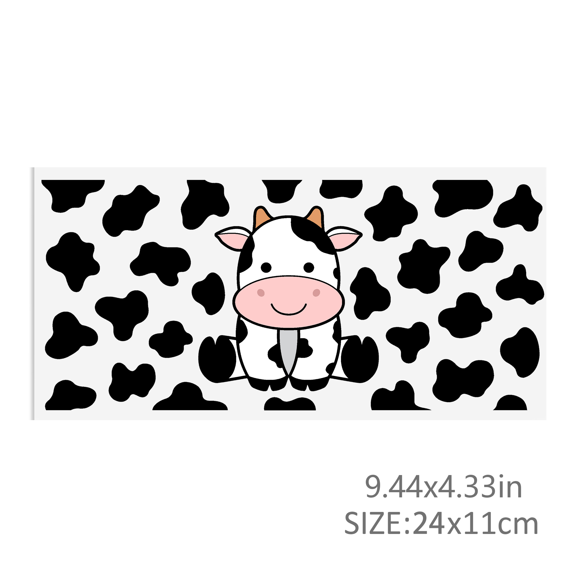 Cow Flower Waterproof Stickers UV DTF Sticker For 16oz Cups Transfer Sticker Custom Labels DIY Logo Waterproof - Image 9