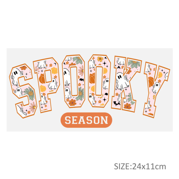 Pumpkin Spooky 16oz DTF Sticker Cups Cool Personalize UV Wrap Transfer Sticker Custom Labels DIY Logo Waterproof - Image 5