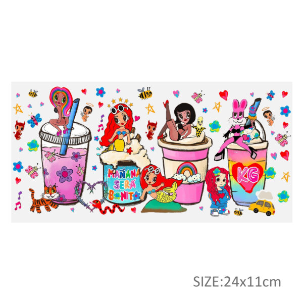 Pumpkin Spooky 16oz DTF Sticker Cups Cool Personalize UV Wrap Transfer Sticker Custom Labels DIY Logo Waterproof - Image 8