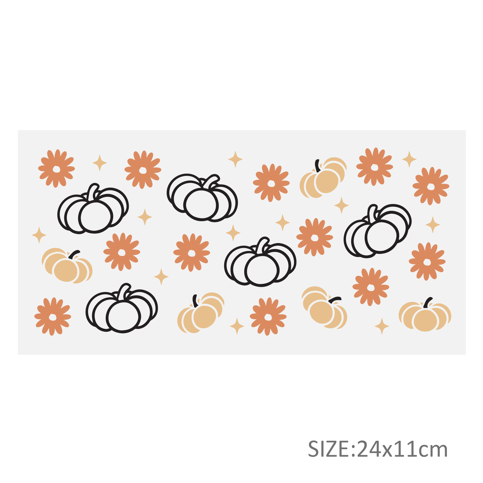 Pumpkin Spooky 16oz DTF Sticker Cups Cool Personalize UV Wrap Transfer Sticker Custom Labels DIY Logo Waterproof - Image 14