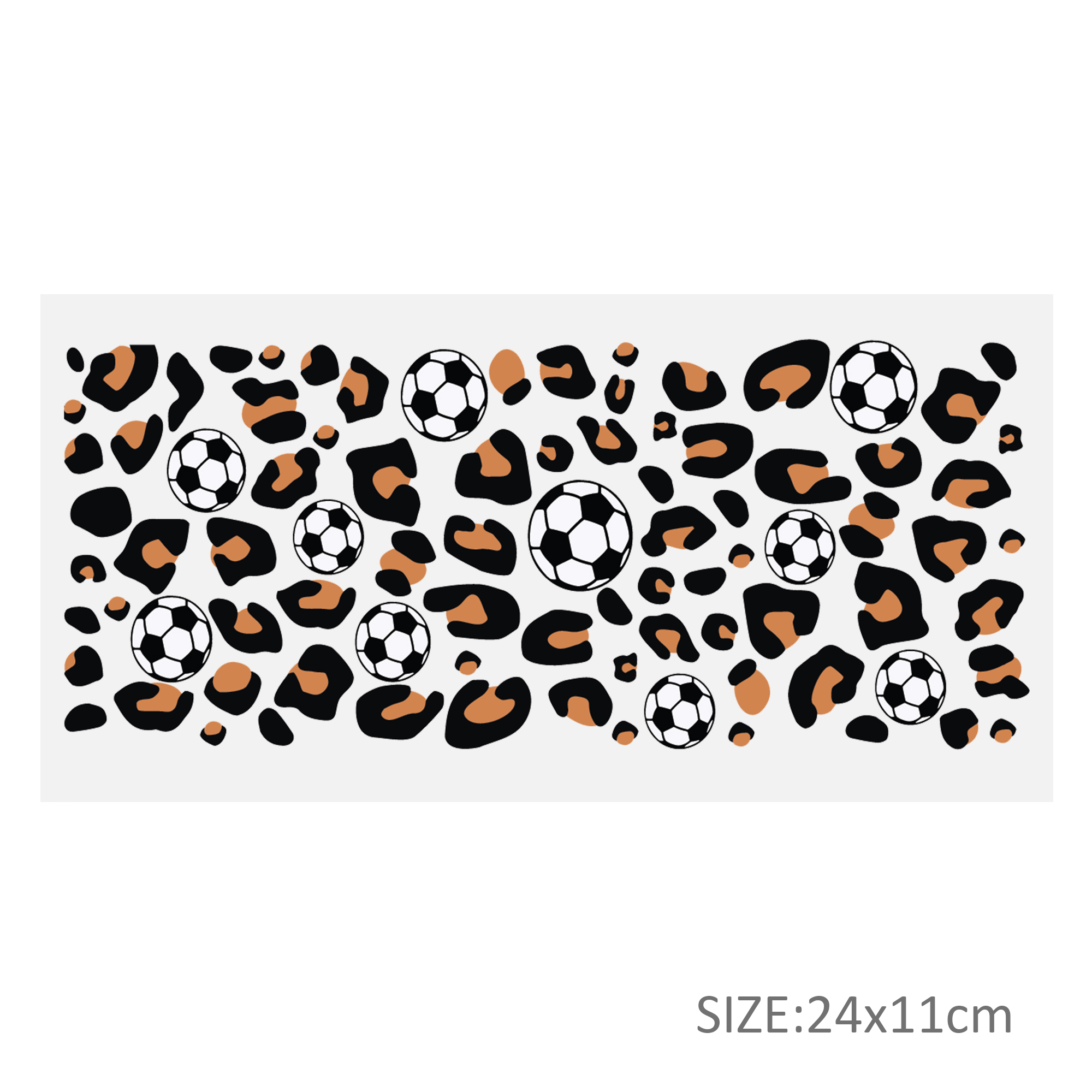 Ball Leopard Print 16oz DTF Sticker Cups Cool Personalize UV Wrap Transfer Sticker Custom Label DIY Logo Waterproof - Image 5