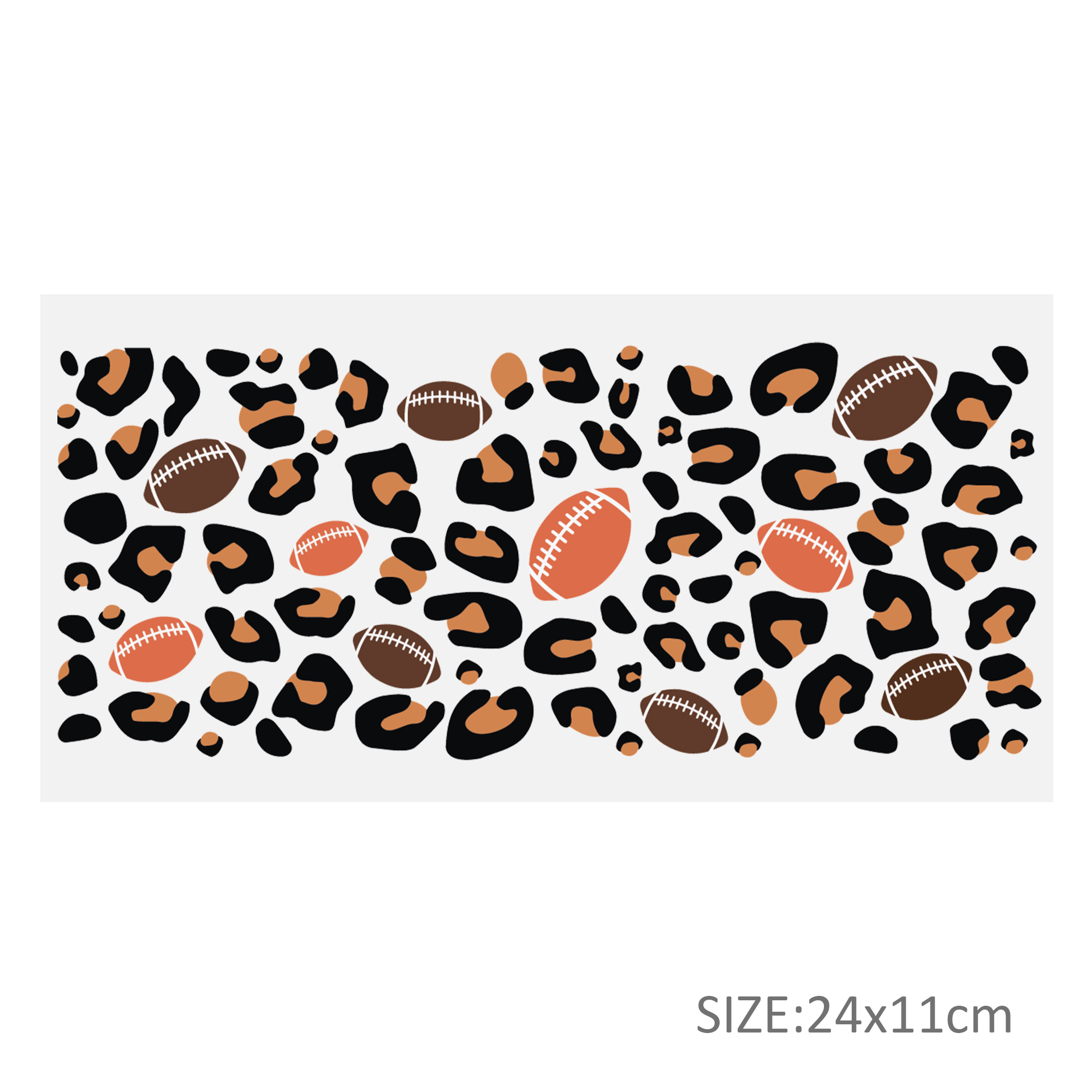 Ball Leopard Print 16oz DTF Sticker Cups Cool Personalize UV Wrap Transfer Sticker Custom Label DIY Logo Waterproof - Image 7