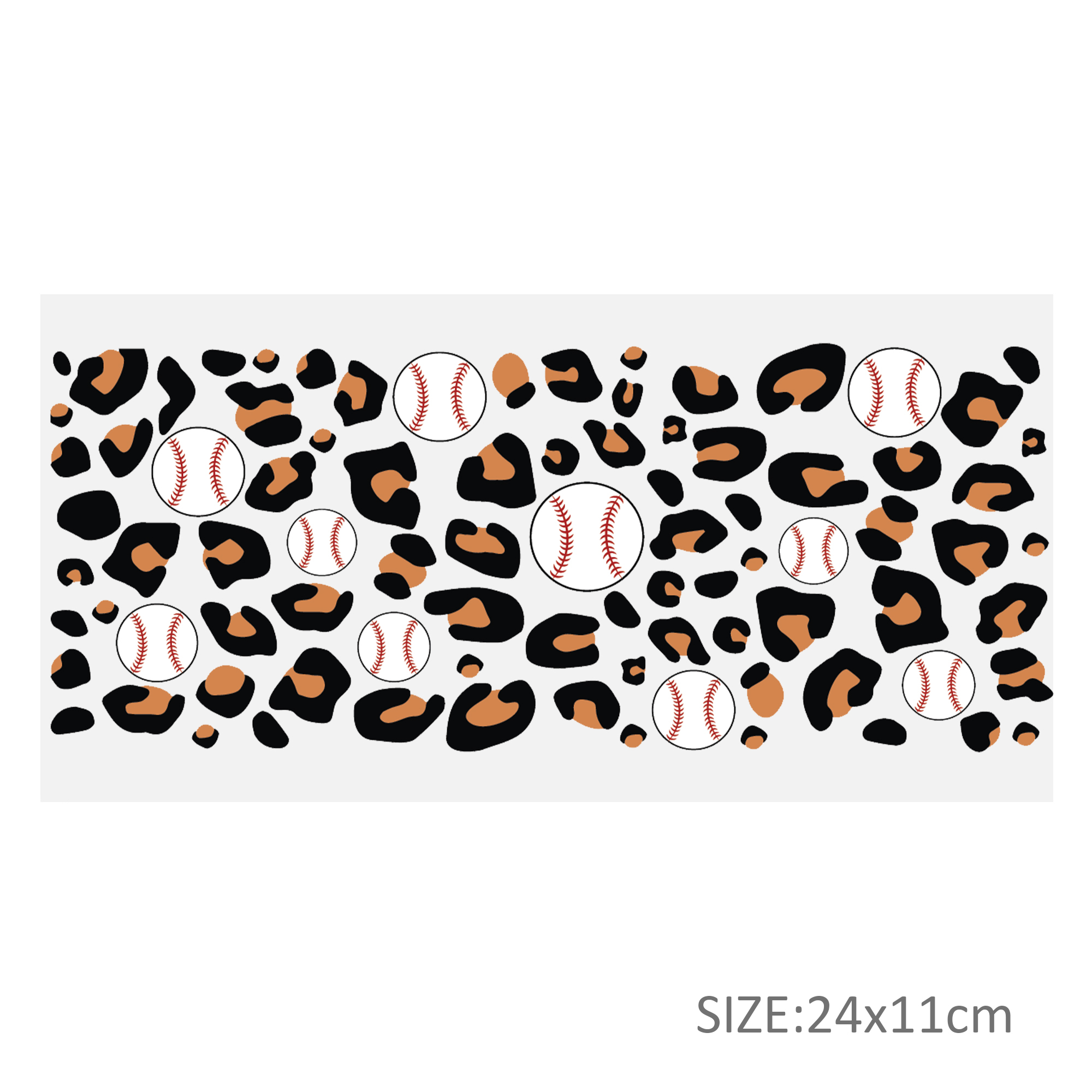 Ball Leopard Print 16oz DTF Sticker Cups Cool Personalize UV Wrap Transfer Sticker Custom Label DIY Logo Waterproof - Image 16