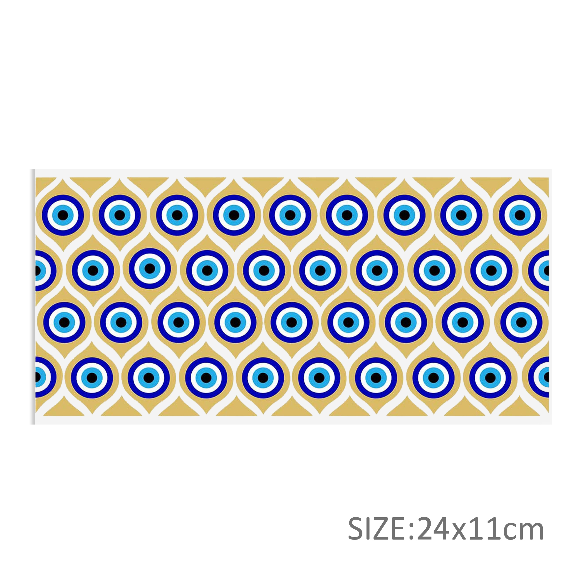 Blue Eyes Beads 16oz DTF Sticker Cups Cool Personalize UV Wrap Transfer Sticker Labels DIY Logo Waterproof - Image 14