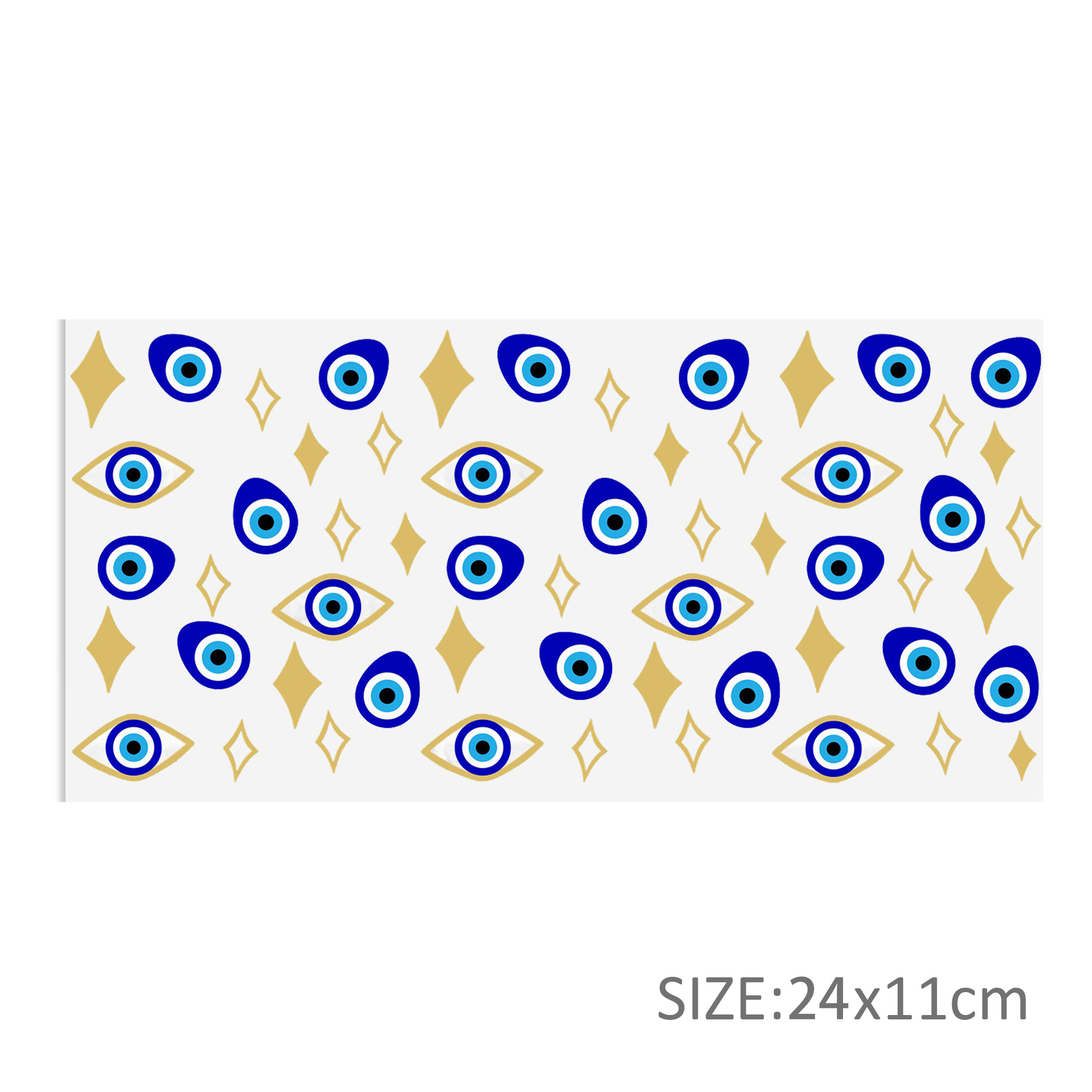 Blue Eyes Beads 16oz DTF Sticker Cups Cool Personalize UV Wrap Transfer Sticker Labels DIY Logo Waterproof - Image 19