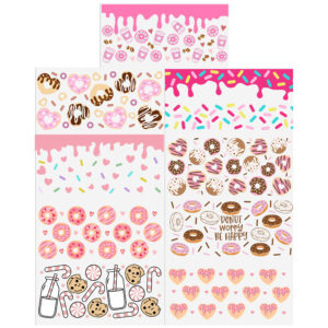 9pcs/Set Bee Flower UV DTF Sticker For 16oz Cups Wrap Transfer Sticker Custom Labels DIY Logo Waterproof