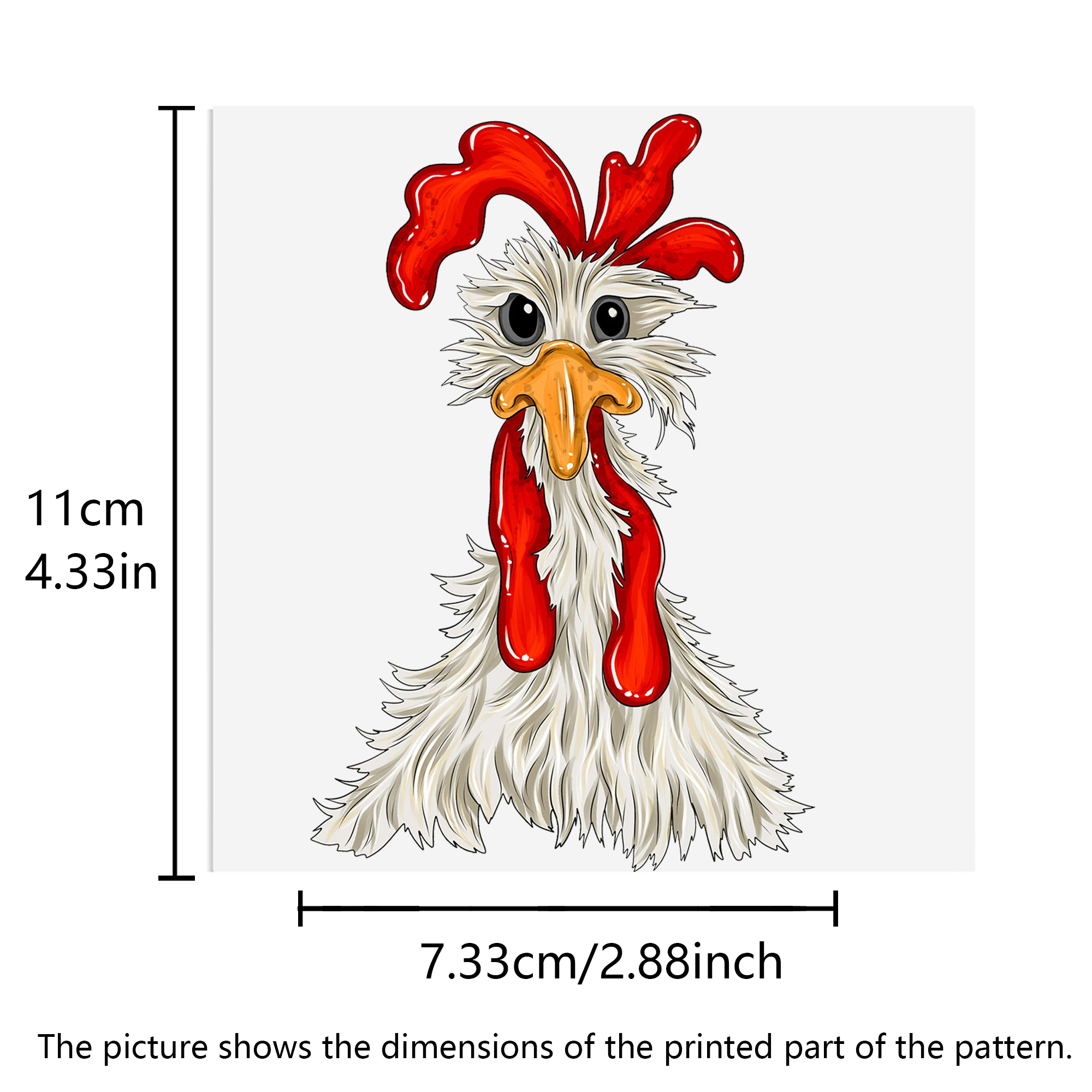 Turkey Chicken Waterproof Stickers UV DTF Sticker For 16oz Cups Transfer Sticker Custom Labels DIY Logo Waterproof - Image 4