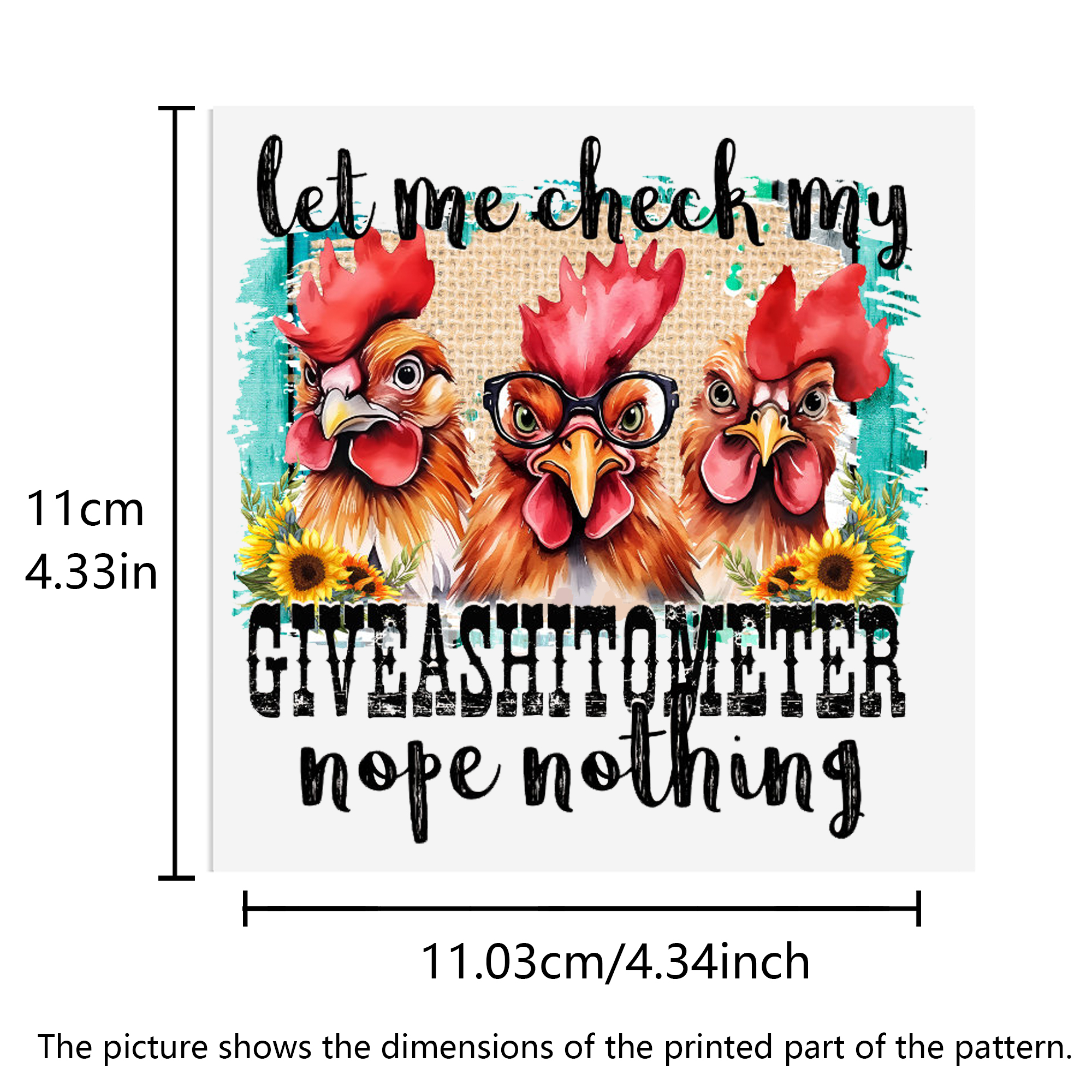 Turkey Chicken Waterproof Stickers UV DTF Sticker For 16oz Cups Transfer Sticker Custom Labels DIY Logo Waterproof - Image 5