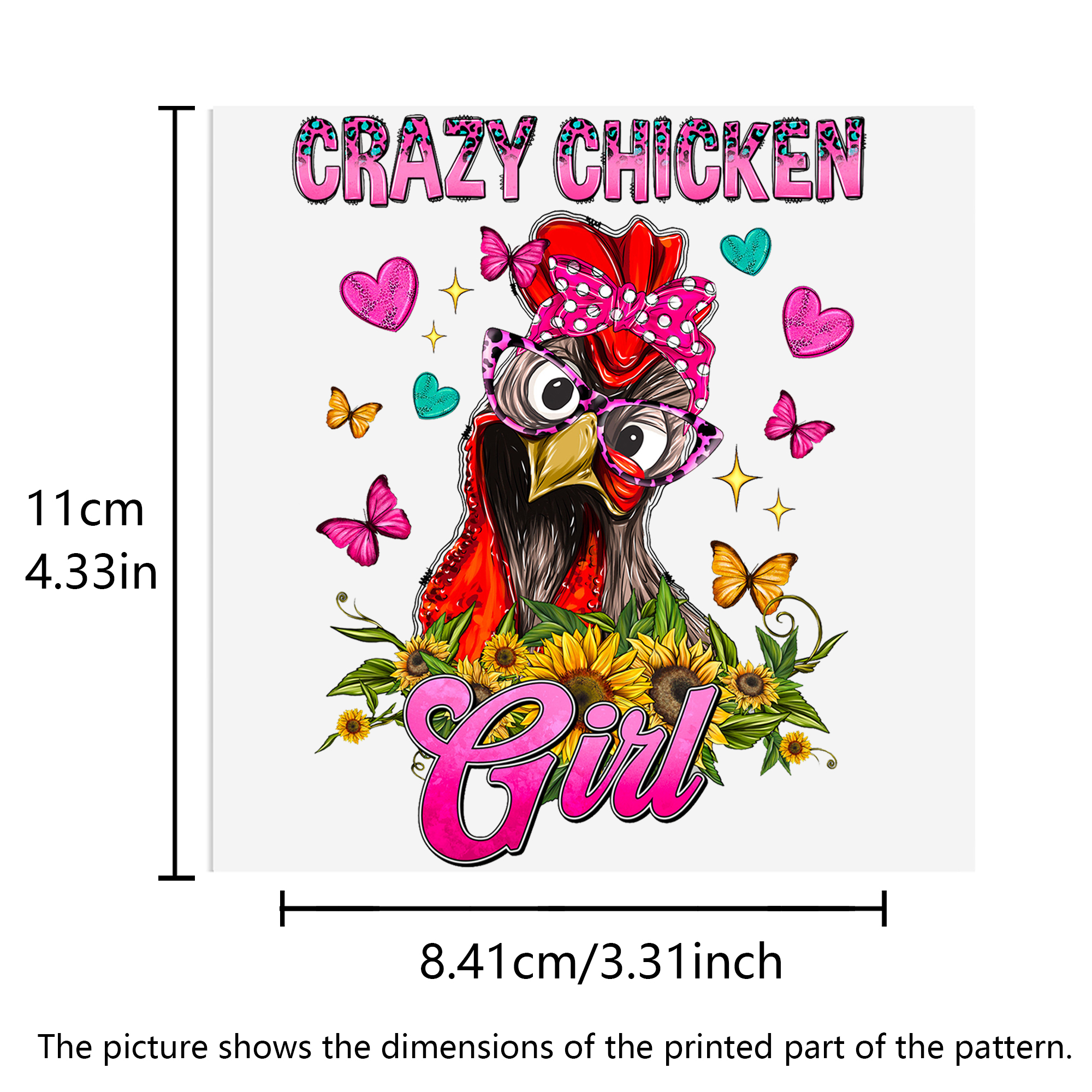 Turkey Chicken Waterproof Stickers UV DTF Sticker For 16oz Cups Transfer Sticker Custom Labels DIY Logo Waterproof - Image 7