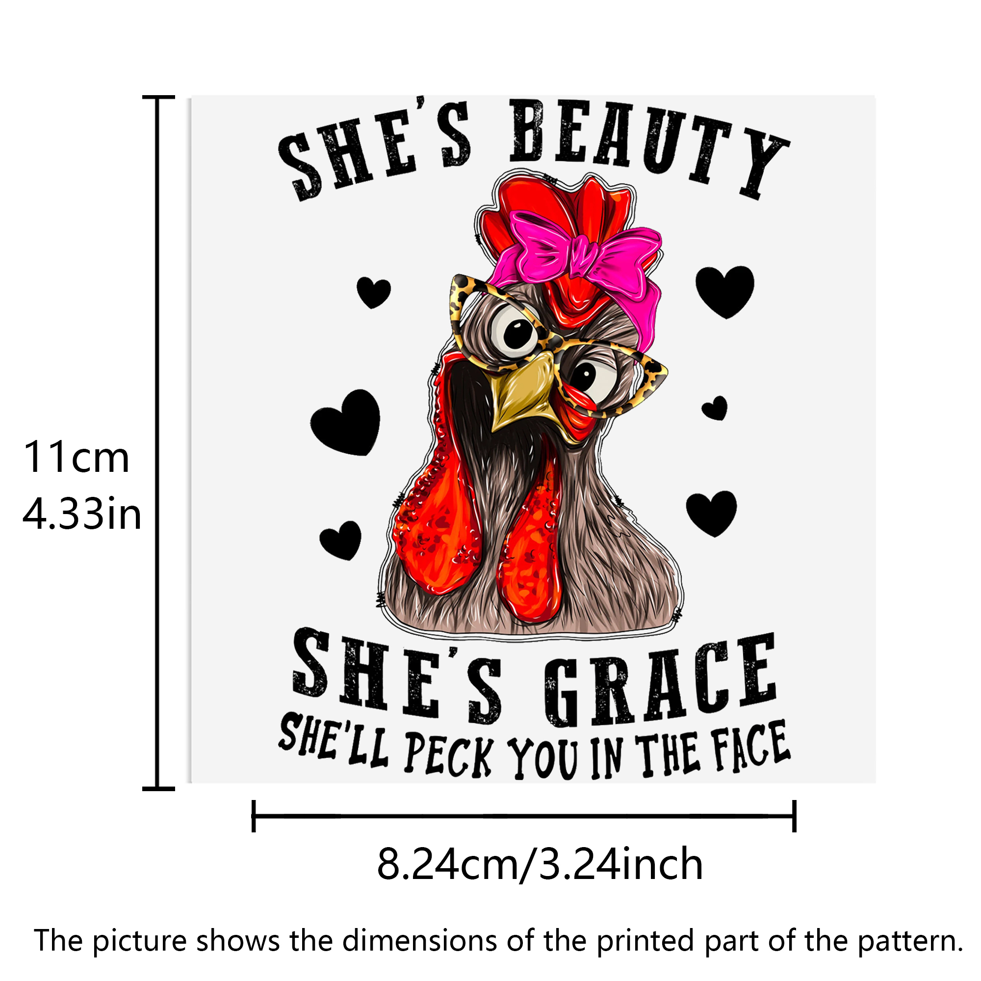 Turkey Chicken Waterproof Stickers UV DTF Sticker For 16oz Cups Transfer Sticker Custom Labels DIY Logo Waterproof - Image 9