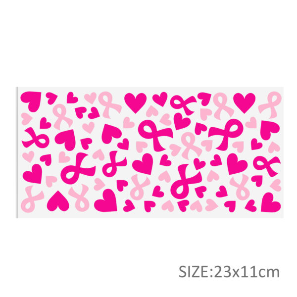 Black White Series 16oz DTF Sticker Cups Cool Personalize UV Wrap Transfer Sticker Custom Label DIY Logo Waterproof - Image 2