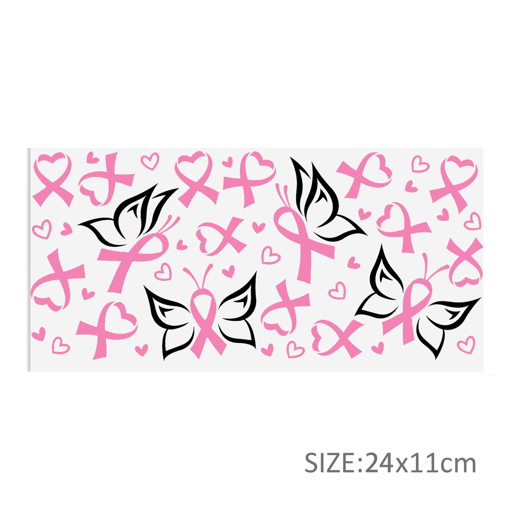 Black White Series 16oz DTF Sticker Cups Cool Personalize UV Wrap Transfer Sticker Custom Label DIY Logo Waterproof - Image 7