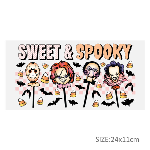 Ghost 16oz DTF Sticker For Cups Cool Personalize UV Wrap Transfer Sticker Custom Labels DIY Logo Waterproof - Image 10