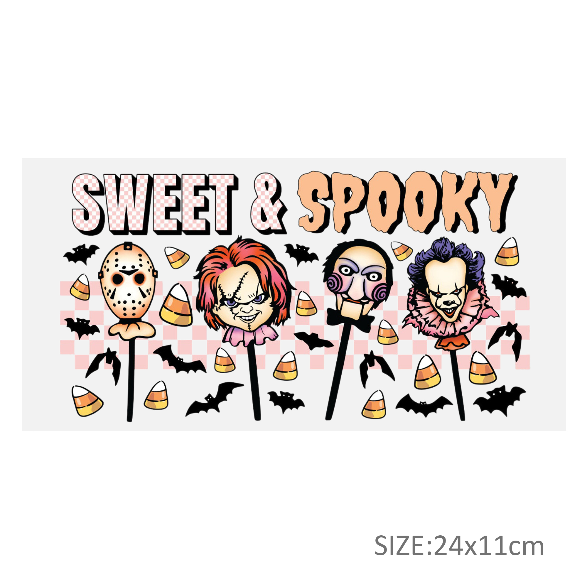 Ghost 16oz DTF Sticker For Cups Cool Personalize UV Wrap Transfer Sticker Custom Labels DIY Logo Waterproof - Image 10