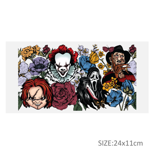 Ghost 16oz DTF Sticker For Cups Cool Personalize UV Wrap Transfer Sticker Custom Labels DIY Logo Waterproof - Image 14