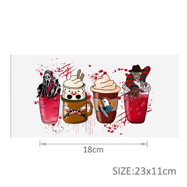 Ghost 16oz DTF Sticker For Cups Cool Personalize UV Wrap Transfer Sticker Custom Labels DIY Logo Waterproof - Image 16