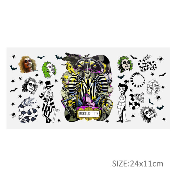Ghost 16oz DTF Sticker For Cups Cool Personalize UV Wrap Transfer Sticker Custom Labels DIY Logo Waterproof - Image 20