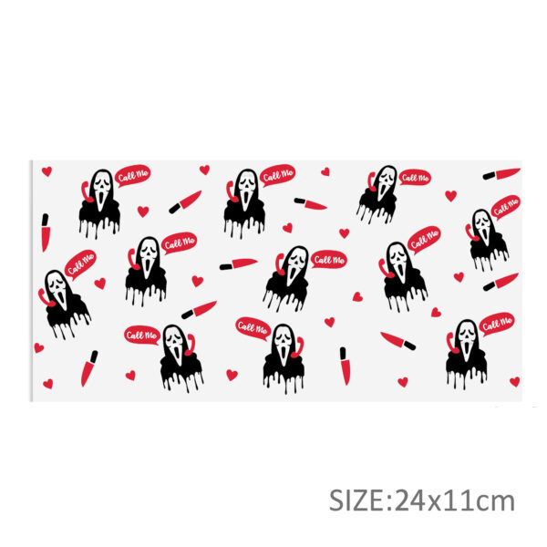 Ghost 16oz DTF Sticker For Cups Cool Personalize UV Wrap Transfer Sticker Custom Labels DIY Logo Waterproof - Image 22