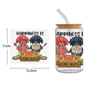 Food Chili Peppers UV DTF Sticker For 16oz Cups Wrap Transfer Sticker Custom Labels DIY Logo Waterproof