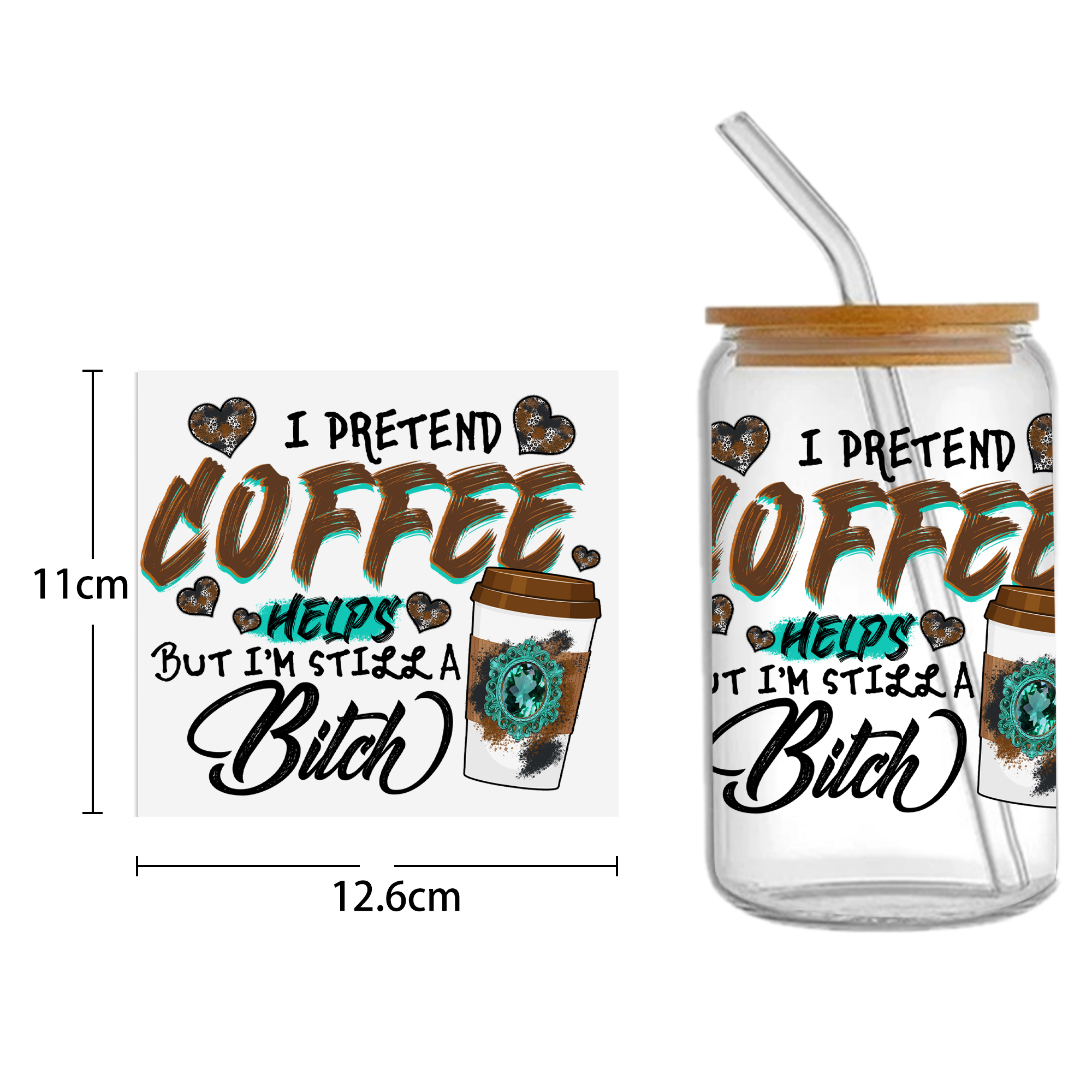 Food Chili Peppers UV DTF Sticker For 16oz Cups Wrap Transfer Sticker Custom Labels DIY Logo Waterproof - Image 12