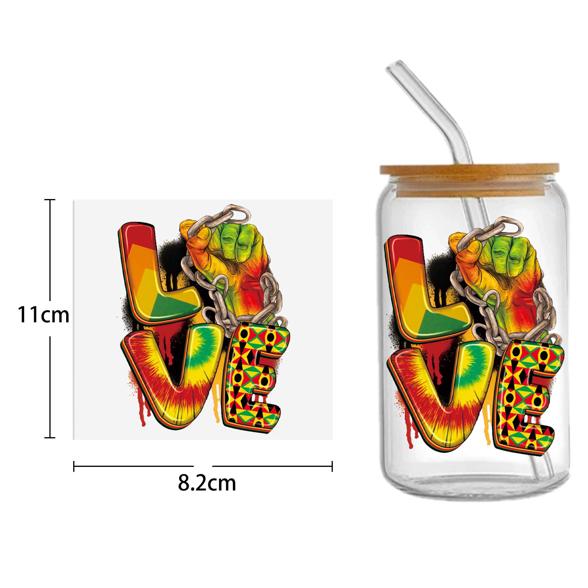 Food Chili Peppers UV DTF Sticker For 16oz Cups Wrap Transfer Sticker Custom Labels DIY Logo Waterproof - Image 16