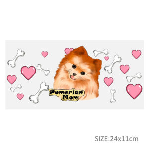 Cute Animal 16oz DTF Sticker For Cups Cool Personalize UV Wrap Transfer Sticker Custom Labels DIY Logo Waterproof