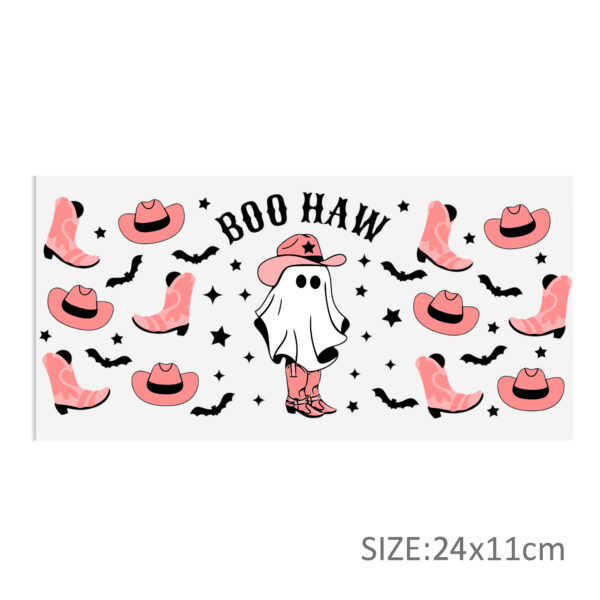 Personalize Halloween Skull UV DTF Sticker For 16oz Cups Wrap Transfer Sticker Custom Labels DIY Logo Waterproof