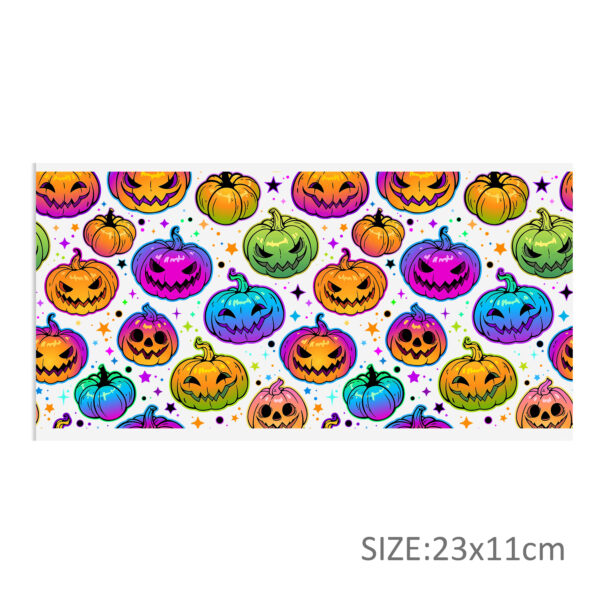Personalize Halloween Skull UV DTF Sticker For 16oz Cups Wrap Transfer Sticker Custom Labels DIY Logo Waterproof - Image 18