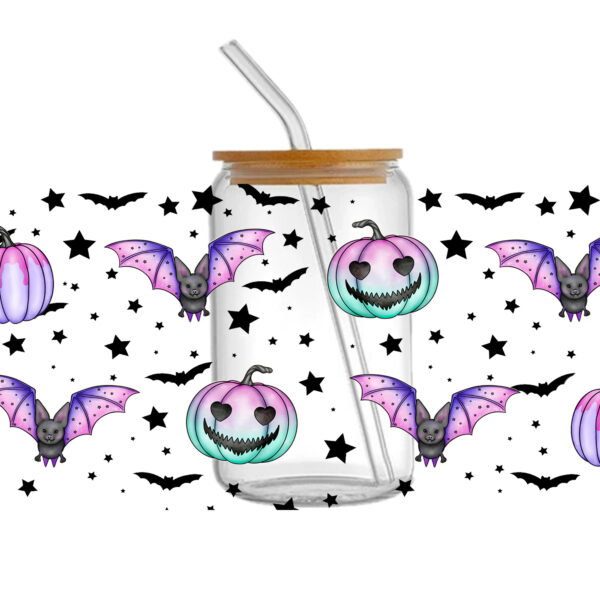 Personalize Halloween Skull UV DTF Sticker For 16oz Cups Wrap Transfer Sticker Custom Labels DIY Logo Waterproof - Image 30