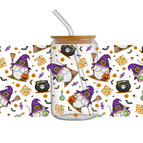 Personalize Halloween Skull UV DTF Sticker For 16oz Cups Wrap Transfer Sticker Custom Labels DIY Logo Waterproof - Image 31