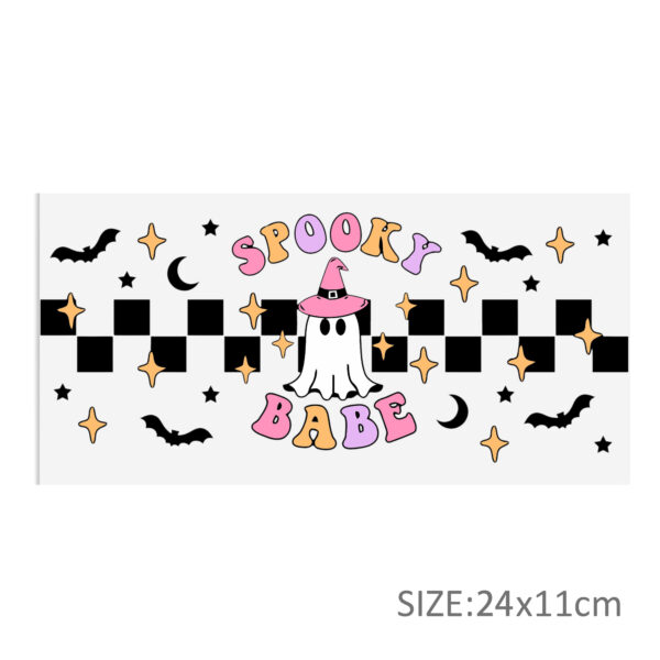 Personalize Halloween Skull UV DTF Sticker For 16oz Cups Wrap Transfer Sticker Custom Labels DIY Logo Waterproof - Image 38