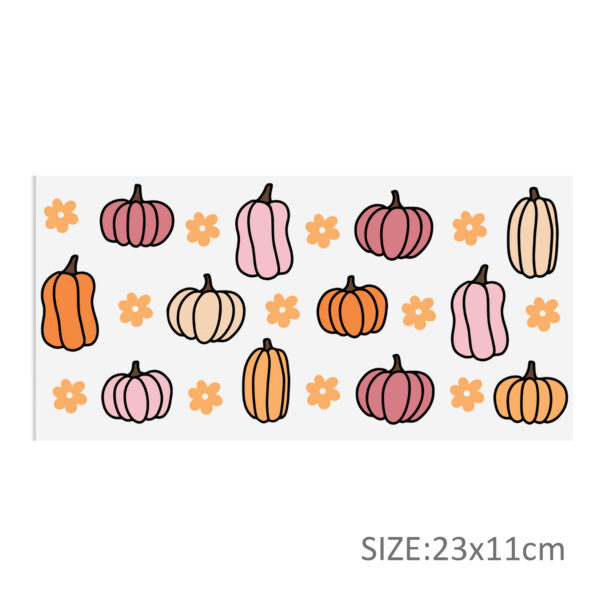 Personalize Halloween Skull UV DTF Sticker For 16oz Cups Wrap Transfer Sticker Custom Labels DIY Logo Waterproof - Image 42