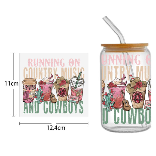 Daisy Cow Drinks UV DTF Sticker For 16oz Cups Wrap Transfer Sticker Custom Labels DIY Logo Waterproof - Image 19