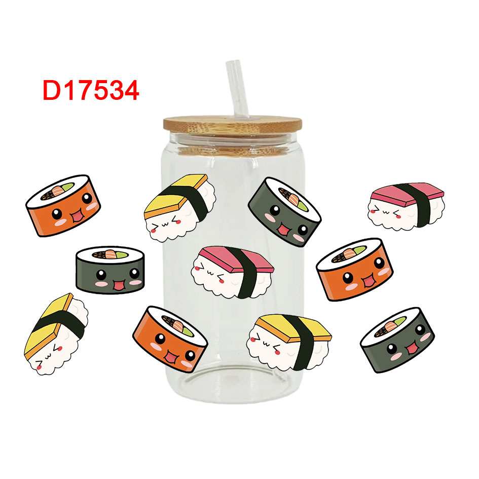 Potato Chips Food Theme UV DTF Transfer Sticker For The 16oz Libbey Glasses Wraps Cup Can DIY Waterproof - Image 5