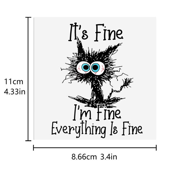 Black Cat Balloon Dog UV DTF Sticker For 16oz Cups Wrap Transfer Sticker Custom Labels DIY Logo Waterproof - Image 10