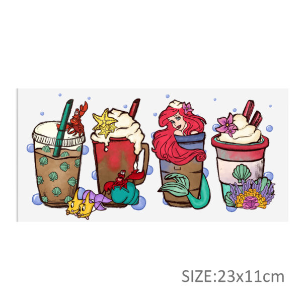 Disney 16oz DTF Sticker For Cups Cool Personalize UV Wrap Transfer Sticker Custom Labels DIY Logo Waterproof - Image 3