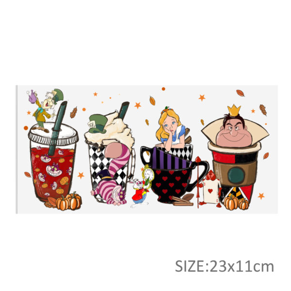 Disney 16oz DTF Sticker For Cups Cool Personalize UV Wrap Transfer Sticker Custom Labels DIY Logo Waterproof - Image 4