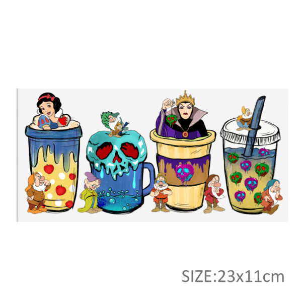 Disney 16oz DTF Sticker For Cups Cool Personalize UV Wrap Transfer Sticker Custom Labels DIY Logo Waterproof - Image 7